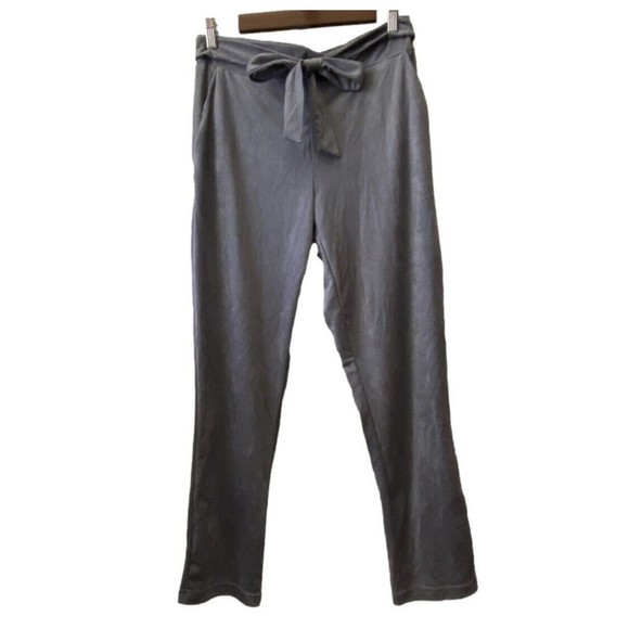 NWT One by Chapter One Gray/Lavender faux suede Jogger Pants Size Small - Picture 7 of 7